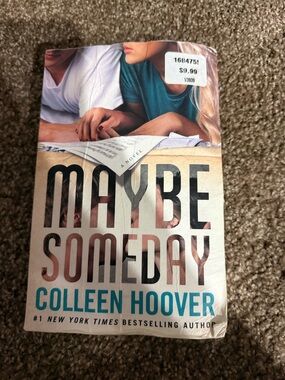 Maybe Someday Paperback Book - Teal & White